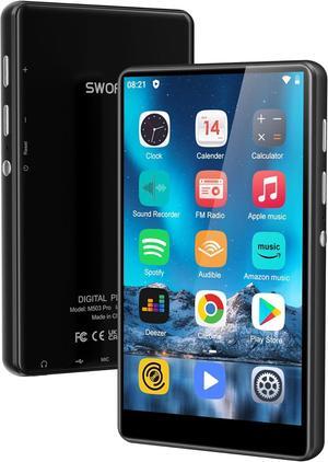 80GB Music Player, Mp3 & Mp4 Player with Bluetooth and WiFi with 4" IPS Touch Screen Digital Audio Players, M503 Pro Spotify Player with  Music, Audible, Chrome Browser, Support Up 512GB