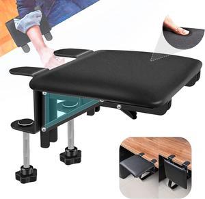Arm Rest for Desk Adjustable Arm Rest Support for arm Support for Computer Desk Ergonomic Desk Extender Rotating Mouse Pad Holder for Table Office Chair Desk