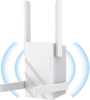 WiFi Extender Signal Booster, WiFi Repeater Dual Band 5GHz/2.4GHz, 1200Mbps WiFi Booster with Ethernet Port Compatible for More Devices