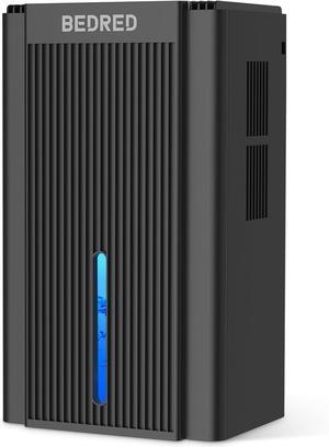 95OZ Dehumidifier for Home 1000 Sq.Ft - Quiet with Auto Shut Off & Relaxing 7 Color Ambient Light,Ideal for Livingroom, Bedroom, Basement(Black)