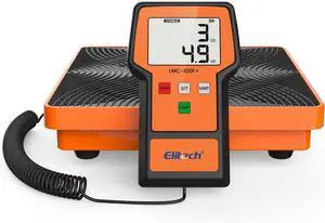LMC-100F+ Refrigerant Charging Weight Scale 110Lbs Freon Scale High Precision for HVAC with Case