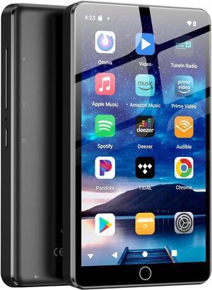 144GB MP3 Player with Bluetooth and WiFi, Android 13 OS MP3 & MP4 Players with 4" Touchscreen and Speaker, Spotify Music Players with Pandora, Audible,  Music, Play Store