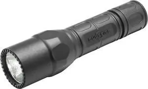 G2X Pro Dual-Output LED Flashlight with click switch, Black