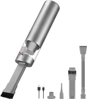 Mini Handheld Vacuum Cordless, 3 in 1-Car Vacuum & Air Duster & Hand Pump, 3 Kinds of Crevice Nozzles for Small Spaces, Crevices, Portable Rechargeable Cleaner-M1