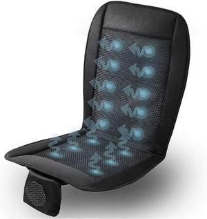 Cooling Car Seat Cushion - Black 12V Automotive Adjustable Temperature Comfortable Cooling Car Seat Cushion