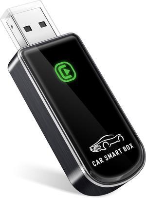 Wireless CarPlay Adapter- Mini Edition, Converts Factory Wired to Wireless CarPlay Dongle Plug & Play CarPlay Wireless Adapter for  iPhone iOS 10+ & Cars from 2015+(Brushed Cobalt Blue)