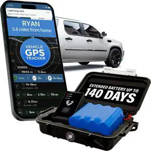 Lightning GPS GL300 Tracker Device for Vehicles w/Magnetic Case and Battery  Real-Time GPS Tracking, Vehicle & Fleet Monitoring, Hidden Tracking for Cars, Trucks or Trailers  Subscription Required