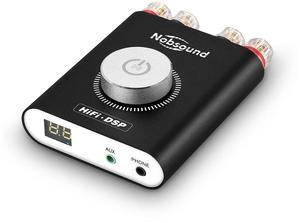 NS-20G 200W Mini Bluetooth 5.0 Power Amplifier 2.0 Channel Wireless Receiver Hi-Fi DSP Stereo Headphone Audio Amp LED Display