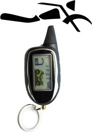 2-Way Motorcycle Alarm with LCD Pager Remote, Remote Engine Start and Shut Off, with Motion, Sensor, tilt Sensor and Shock Sensor. with one Year SYKIK Warranty