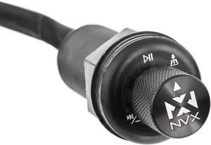 Universal Bluetooth Audio Receiver & Volume/Playback Controller Knob for Cars, Trucks, Motorcycles, ATVs & Boats