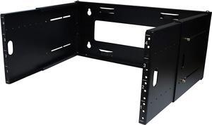 Vision 6U Patch Panel Bracket Wall Mount Rack for 19 Networking Equipment, Expandable Depth 9.5 to 15.5, Rack Mount, 60lbs Capacity, Perfect for Servers, Sound & Security Equipment! (4U)