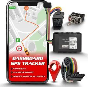Spot GPS Vehicle Tracker with 4G Hard Wire Kill Switch | Remotely Disable The Ignition from Any Location | Real-Time Locator and Tracking Device with US Coverage | Subscription Required