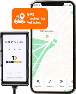 Mini PRO II LTE 4G GPS Tracker, GPS Tracker for Vehicles, Trailers and More, Weather-Proof Car Tracker with Remote Killswitch, Mini GPS Compatible with AT&T and T-Mobile
