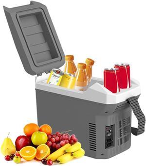 8 Liter/Quart Electric Car Cooler & Warmer 12v Plug in Cooler with AC/DC Car Mini Fridge Portable Electric Cooler for Car/Camping/Travelling/Truck