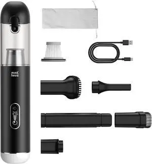 Car Vacuum Portable Cordless - 20000PA High Power Handheld Vacuum with LED Display, 2.5H Fast Charging Up to 45 Mins of Runtime, Hand Vac Cordless Rechargeable for Car Home Corner Cabinet