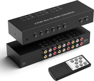 RCA to HDMI Converter (6Port RCA to HDMI Converter)