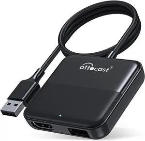 Car TV Mate - FireTV Stick Converterfor Car - Plug & Play, Stable Fast, No Latency - Compatible withSetTop Box, Switch, etc - HDMI to USB Port Converter for The OEM Factory CarPlay Cars