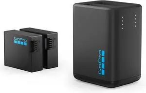 Dual Battery Charger + 2 Enduro Rechargeable Batteries (HERO13 Black) - Official GoPro Accessory