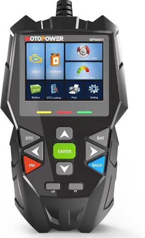 MP69041 OBD2 Code Reader Scanner Tool Oil Maintenance Reset, EPB Reset, Performance Test, Live Data, Pro-Level Design & Lifetime Updates (Professional Diagnostic Tool, Large)