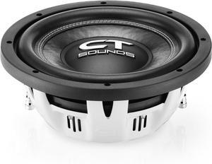 10 Dual 4-Ohm 1000-Watt Shallow Mount Car Subwoofer