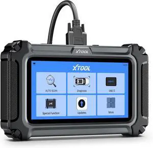 D5 Car Code Reader and Reset Tool, Engine ABS SRS Transmission Car Diagnostic Tool with EPB Service, ABS Bleed, Throttle Relearn, Clear Check Engine Light Code Reader with 9 Resets