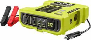 18V 800-Watt Max 12V Automotive Power Inverter with Dual USB Ports - RYi8030AVNM