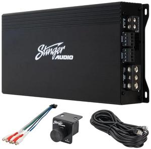 Audio MT-1000.5 1200 Watt RMS 5-Channel Car Audio Amplifier, Class D, Hexfet Mosfet, Crossover High-Pass/Low-Pass Filter, Subsonic Filter, Remote Subwoofer Bass Knob, Bass Boost Q