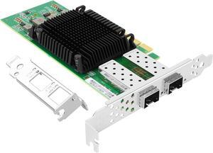 25Gb PCI-E NIC Network Card for  E810-XXVDA2, 1GbE/10GbE/25GbE Dual SFP28 Ports, with  E810-XXVAM2 Chip,25GbE PCI Express 4.0 X8 Ethernet Adapter Support RDMA iWARP/RoCEv2/UEFI