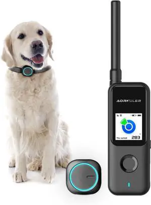 Dog GPS Tracker 2, GPS Pet Tracker Without Monthly Fee or Subscription, Real-Time Dog Collar Tracking Device Without Cell Signal, Pro Black