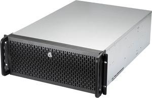 4U Server Chassis Hot Swap HDD 12 Bay Rack Mount Server Case, Support 12x 3.5 HDD Bays E-ATX Board, Rackmount Server Case Include Front 3X 120mm Fans Rear 2X 80mm Fans, 25" Deep RSV-L4412U