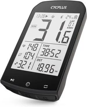 GPS Wireless Bike Computer, Cycling Computer GPS with Bluetooth/ANT+, Bike Speedometer with 2.9" LCD Screen, Auto Backlight IPX6 Waterproof (New Upgraded)