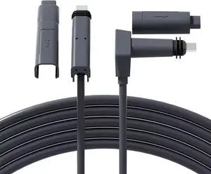 32.8FT Starlink Replacement Cable for Rectangular Satellite V2, Starlink Internet Kit Satellite Cable Extension Fits Gen 2 Accessories(32.8FT/10M) Waterproof, Grey