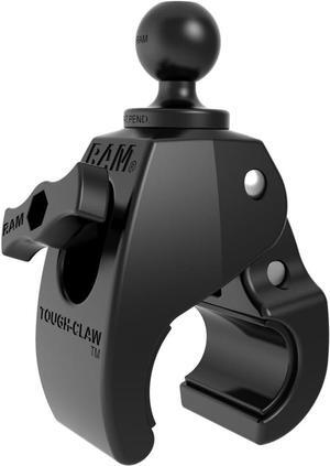 RAM Mounts RAP-B-404U Tough-Claw Medium Clamp Base with B Size 1" Ball for Rails 1" to 1.6" in Diameter