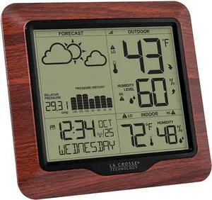 Technology 308-1417BL Backlight Wireless Forecast Station with Pressure
