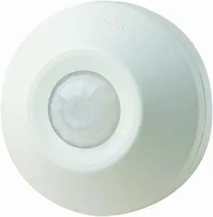 Self-Contained Ceiling-Mount Occupancy Sensor and Switching Relay, 1000-Watt, 120-Volt