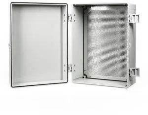 ABS Plastic Dustproof Waterproof IP65 Junction Box Universal Durable Electrical Project Enclosure with Lock (15.7x11.8x7)