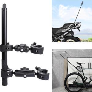 Motorcycle Bike Handlebar Clamp Mount and 61" Invisible Selfie Stick for Insta360 X5 X4 X3 X2 X ONE RS R GO 3 Camera