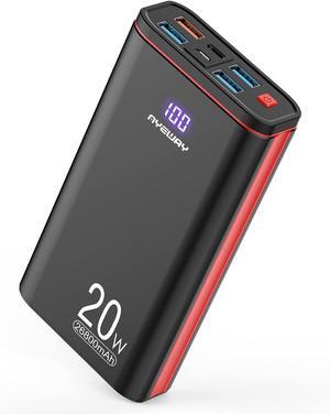 Battery Pack USB C Portable Charger PD 20W Fast Charging 26800mAh Power Bank with 5 Ports Output,External Battery Phone Charger for iPhone 13,14,15,MacBook, Galaxy,Gamepads,Travel,etc.
