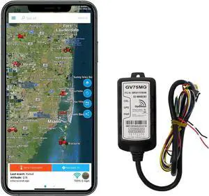 GV75MG Waterproof Wired GPS Tracker for Motorcycles, Boats, Machinery, Assets
