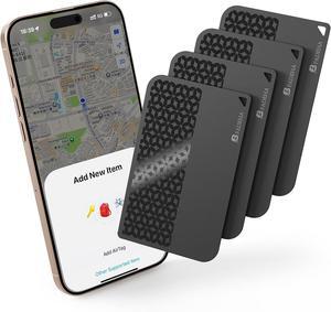 Air-Tags (iOS Only) Bluetooth Tracker with  Find My, iPhone Smart Card Wallet Finder GPS Tracker, 5-10 Years Battery, Keys Finder and Item Locator for Bags, Passport
