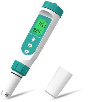 Digital Pool Water Tester, 7 in 1 Water Quality Tester Pen Meter for Pools, Drinking Water Aquariums hydroponic Cooking Tester Measure Water by 7 parameters: PH/TDS/EC/ORP/S.G/Water Salinity/Temp