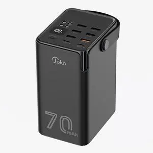 70000mAh Power Bank High Capacity 20W PD 3.0 Fast Charging 22.5W Max Large Power Bank,7 Outputs 2 Inputs,LED Display,USB-C Battery Packs for iPhone, , OutdoorsCamping