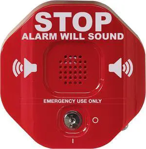STI-6400 Exit Stopper Multifunction Door Alarm, Helps Prevent Unauthorized Exits or Entries Through Emergency Doors