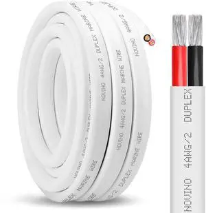 4 Gauge Marine Wire,4 AWG 20ft Marine Grade Wire Tinned Copper Heavy Duty Sheathed Cable for Boat/Automotive/RV/Camper/Trailer
