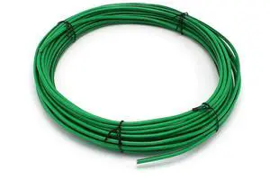 Ground Wire, 200 FT, Solid Copper Core, 12 AWG Wire, Indoor/Outdoor, PVC Jacket, Residential, Commercial, Industrial, THHN/THWN, 12 Gauge, Copper Wire, 60 Meters, Green