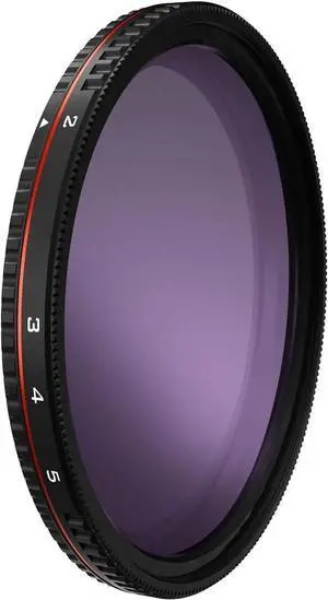 82mm Threaded Hard Stop Variable ND Filter Standard Day 2 to 5 Stop