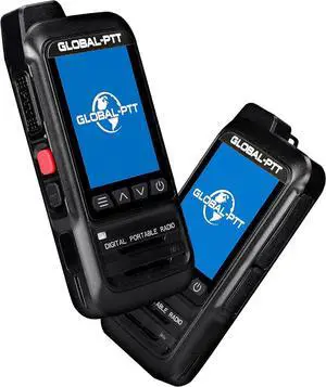 2-Pack Fast Radios Unlimted Range - Global PTT 4G Walkie Talkies with SIM Cards - Nationwide Coverage Communication Long Range PoC Two Way Radios IP67 Waterproof Design (P0)