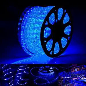 100ft LED Rope Lights Outdoor, 720 LED Connectable and Flexible Tube Lights with 8 Modes, Waterproof LED Rope Lighting for Garden, Patio, Pool, Bedroom, Party, Indoor Outdoor Decoration (Multicolor)