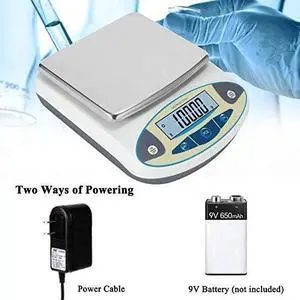 Lab Scale 5000gx0.01g High Precision Electronic Analytical Balance 0.01g Accuracy Laboratory Precision Digital Scientific Scale (5000g)
