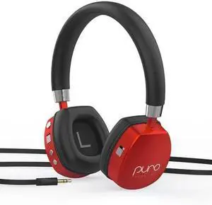 Puro Sound Labs PuroQuiet Plus Volume Limited On-Ear Active Noise Cancelling Bluetooth Headphones Lightweight Headphones for Kids with Built-in MicrophoneSafer Sound Studio-Grade Quality (Black)